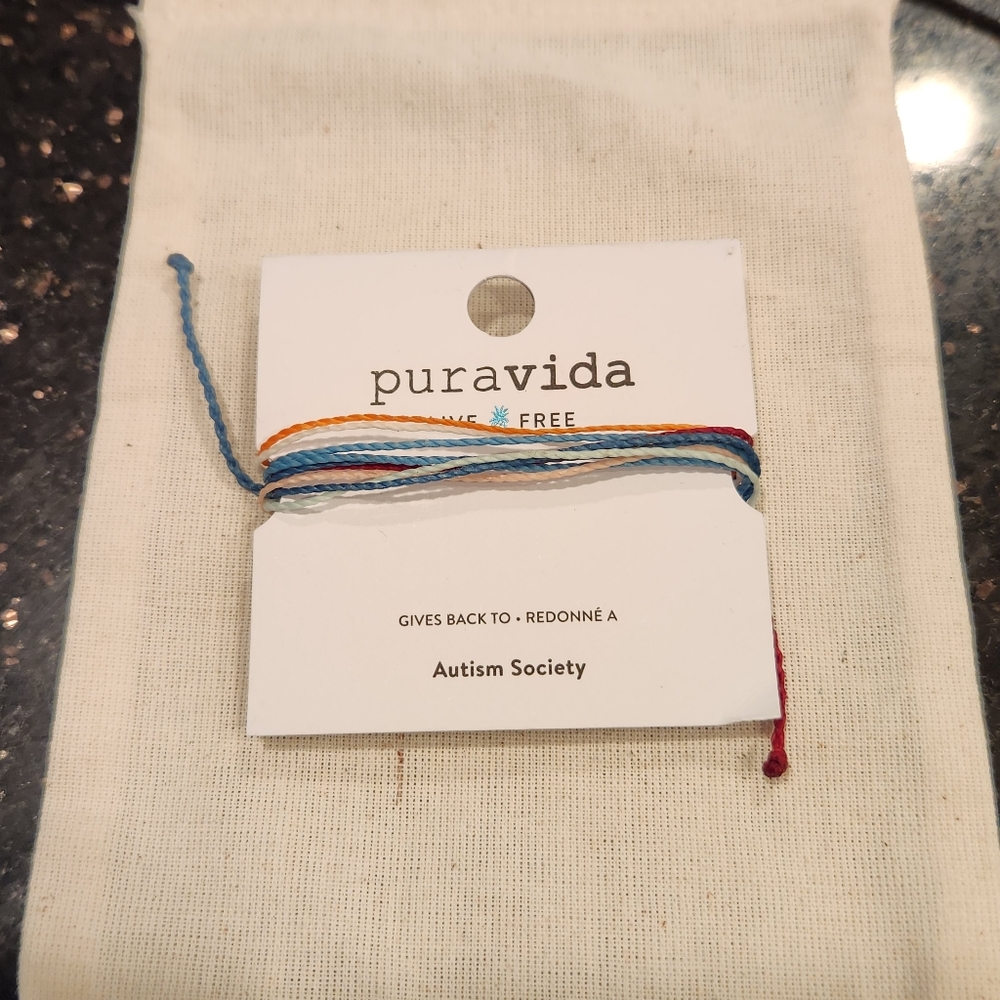 Autism Awareness Pura Vida Bracelet